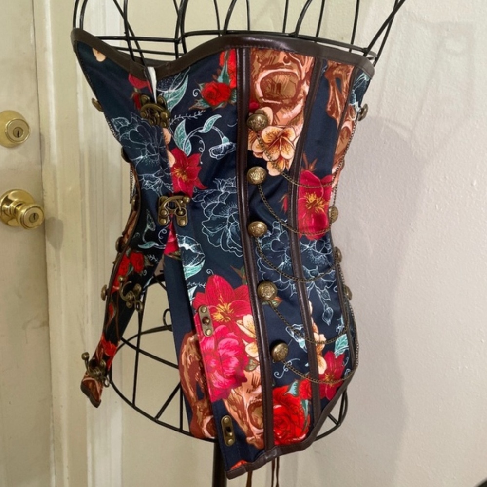 Floral corset
